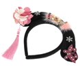thumbnail image 1 of Pink Chinese Style Wig Headband for Women Perfect for Cosplay Costume Party and Photography, 1 of 2