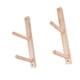 thumbnail image 5 of 2 piezas de estante de almacenamiento de esterillas de yoga de madera, equipo de entrenamiento, soporte para esterillas de yoga 2 niveles, 5 of 9