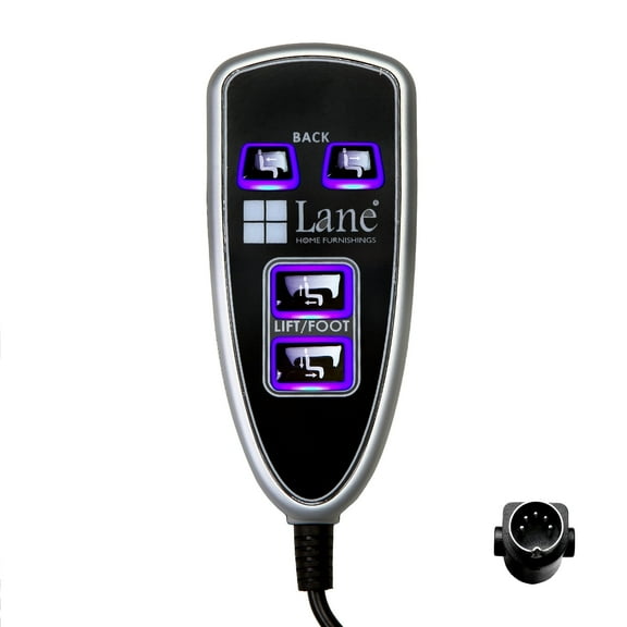 Power Recliner Lift Chair Raffel Systems 4 Button 5 Pin HC HR2B 07 Remote Hand Control with Backlight Replacement