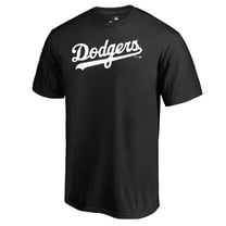 Men's Black Los Angeles Dodgers Team Wordmark T-Shirt