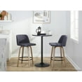 thumbnail image 2 of Toriano Counter Stools for Kitchen Counter, Counter Height Chairs, Bar Stools Set of 2, Counter Height Chairs, Bar Stools For Kitchen Island (Blue Fabric), 2 of 6