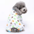 thumbnail image 3 of SPRING PARK Dog Pajamas,Cartoon Printing Long-sleeve Dog Clothes for Small Dog Cat Jumpsuit Pajamas Apparel Lightweight for Daily Life, 3 of 7