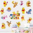 thumbnail image 3 of Winnie the Pooh Wall Stickers 3D wall stickers Children wall stickers Cartoon characters wall stickers Cartoon background wall decoration Birthday gift Children bedroom decoration 40*40CM, 3 of 5