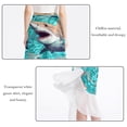 thumbnail image 2 of Shark Stylish Chiffon Summer Dress with Polyester Straps - Ideal Women's Beach Skirt, 2 of 6