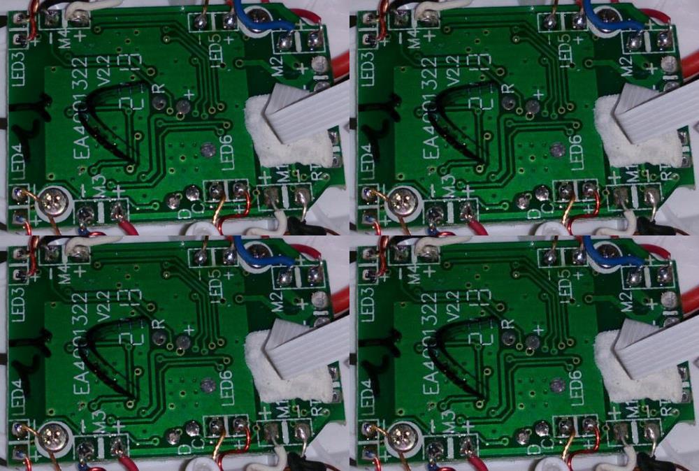 HobbyFlip Mini Quadcopter 3.7v Receiver Board RX 2.4Ghz LED H107DA03 Compatible with Hubsan X4