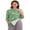 Green Print, variant on Pinspark Women's Adaptive 3/4 Sleeve Tops Full Snap Design for Post Shoulder Surgery Rotator Cuff Recovery and Chemo Port Access
