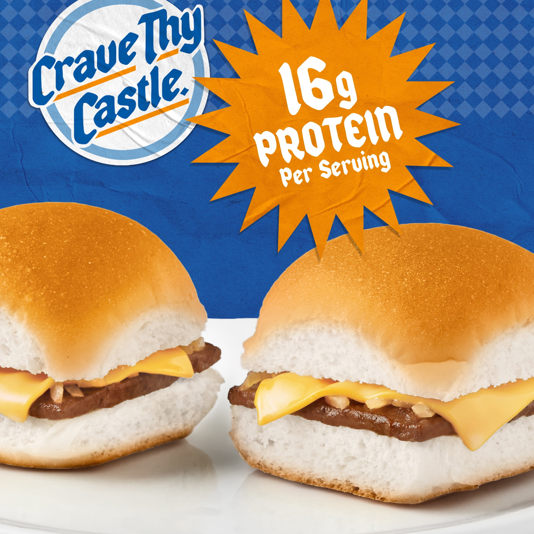 White Castle Classic Cheese Sliders, 16Ct (8-2Pks)
