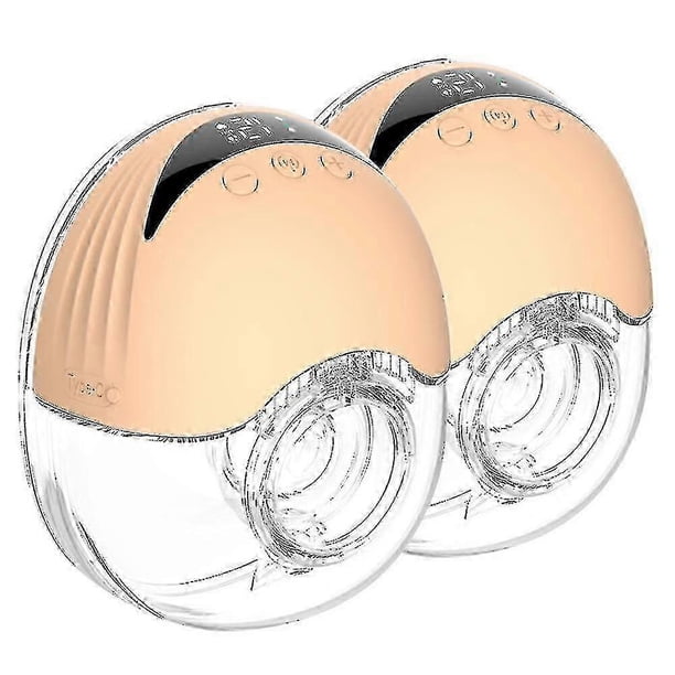 Hands Free Breast Pump Wearable Electric Breast Pump Lightweight With Led Display 4 Modes & 12