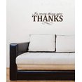thumbnail image 3 of in Everything Give Thanks Vinyl Lettering Fall Home Decor Quote 36x14-Inch Chocolate Brown, 3 of 6