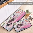thumbnail image 6 of GZHJMY Kitchen Rugs 2 Piece Waterproof Non Slip Kitchen Mat Fairy Letters Kitchen Rug Set for Sink Office Kitchen Cafe, 19.7"x47.2"+19.7"x27.6" Carpet Runner, 6 of 7