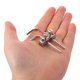 thumbnail image 5 of CRAFTHROU 1Jgo Organizador De Llaves Hexagonales Para Guitarra Con Montaje Por Tornillo Plata, 5 of 8