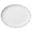 White, variant on Le Cadeaux Melamine Oval Serving Platter 16 inch, Moroccan Blue