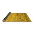thumbnail image 2 of Ahgly Company Indoor Rectangle Abstract Yellow Modern Area Rugs, 2' x 5', 2 of 4
