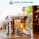 thumbnail image 3 of Casa de muñecas DIY en miniatura Vintage casa de muñecas hecha a mano colorida decoración accesorio cumpleaños juguetes hogar interior adulto Kits y herramientas para tallar como se muestra 2 Toystoory HA075043-02, 3 of 6