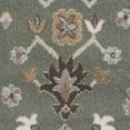 thumbnail image 2 of Radici Usa Castle Area Rugs - 3514 Traditional Oriental Green Curls Curves Petals Branches Rug, 2 of 2