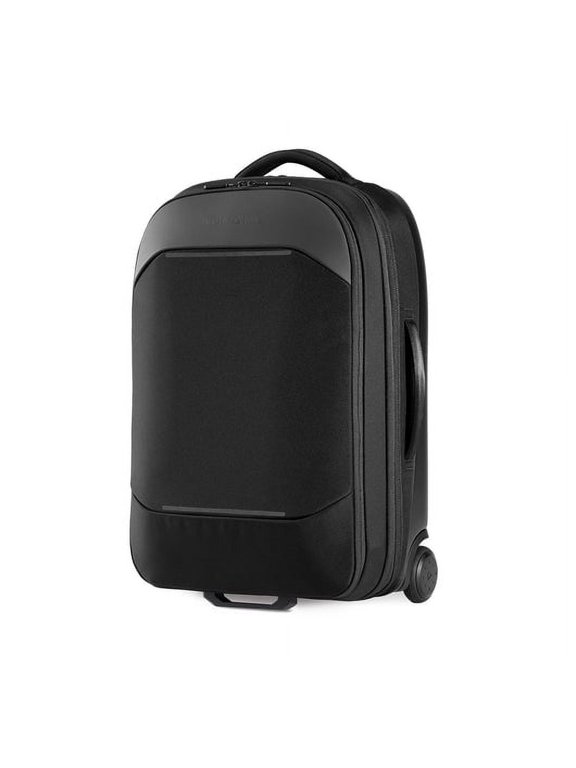 Navigator Carry-On 37L w/ 8L Built-In Expansion | Anti-Theft Carry-On for Airplane Travel | Premium Hardshell Roller Luggage, 17" Laptop Compartment, Black