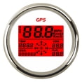 thumbnail image 3 of Digital 85mm GPS Speedometer Odometer 0-999knots Km/H MPH With 8 Colors Backlight And Voltage For Auto Vessel Motorcycle ,High Precision, 3 of 4