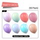 thumbnail image 5 of Globos de látex PartyWoo Pastel de 12 cm, 50 unidades, para decoración, 5 of 6