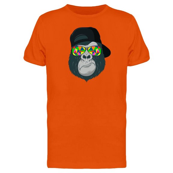 Gorilla With Abstract Glasses Tee Men's -Image by Shutterstock
