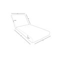thumbnail image 3 of TK Classics Housses pour Coussins de Chaise Longue 103CK en Spa, 3 of 3