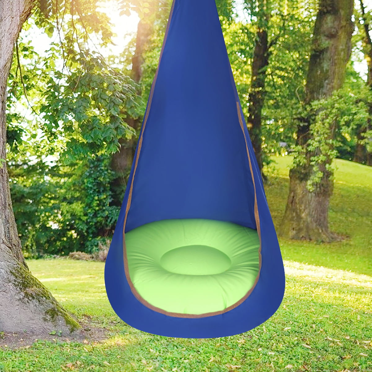 Kids Child Swing Pod Chair Hanging Chair Nook Tent
