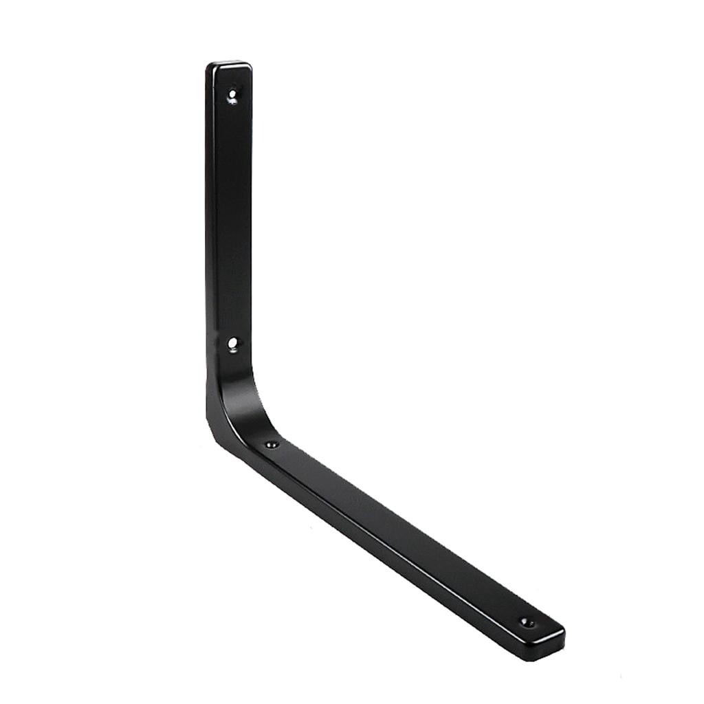 Axioma Heavy Duty Shelf Bracket Wall Hanging Shelve L Shaped Black 16Inch