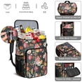 thumbnail image 5 of Travel Cooler Bag - Pioneer Flower Floral Print Pattern Camping Beer Cooler Backpack with Bottle Opener- Waterproof Insulated Picnic Backpacks - Cooler Bag for Beach, 5 of 6