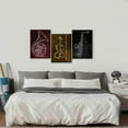 thumbnail image 4 of 3 Pieces Retro Music Decor Musical Instrument Posters Guitar Decor Saxophone Art Music Room Decor Music Posters for Room Aesthetic Music Painting for Classroom Ready to Hang 12x16x3, 4 of 6