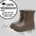 thumbnail image 2 of AUXDIQ Women Rain Boots Outdoor Garden Boots Waterproof Mid-calf Rain Shoes, 2 of 6