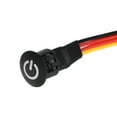 thumbnail image 1 of Interruptor de atenuador táctil DC 5V de Uxcell, montaje a presión de 10mm negro para luces LED y tiras de luces, 1 of 5