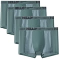 thumbnail image 1 of Mens Underwear, Low Rise Boxer Briefs for Men, Mens Breathable Trunks 4pcs, 1 of 22