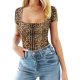 thumbnail image 2 of Xishao Body de manga larga con cuello cuadrado para mujer Xishao ropa, 2 of 2