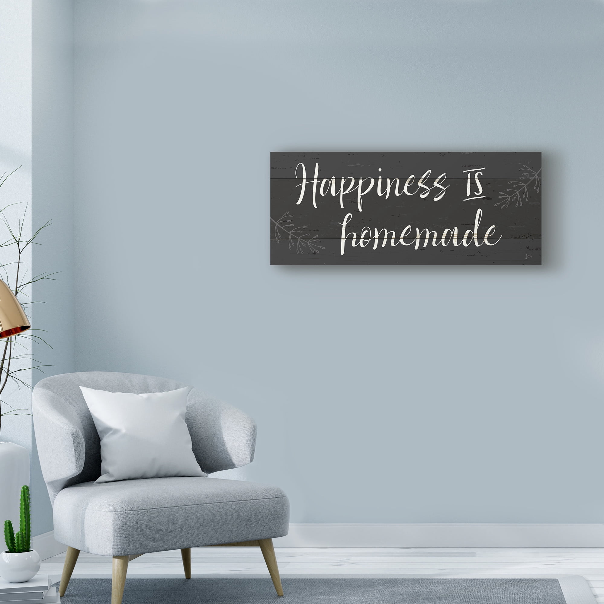 Trademark Fine Art 'Simple Signs IV Black' Canvas Art by Jess Aiken