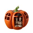 thumbnail image 1 of Calabaza Calavera Lámpara Linda Forma Decoración De Halloween Luz Fina Mano De Obra Led Calabaza Calavera Lámpara Resistente A La Corrosión Para El Hogar Tienda Kearding HA026802-01, 1 of 7