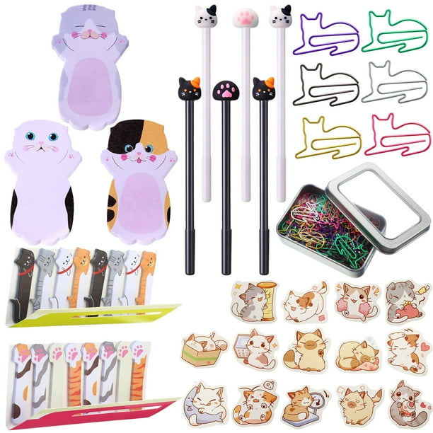 Set de papelería Outus Cat Office Supplies para amantes de los gatos