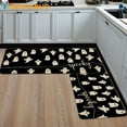 thumbnail image 4 of Happy Haloween Kitchen Mat Set of 2, Black Spooky Decorative Funny Text Kitchen Rug, Holiday Anti Fatigue Waterproof Stain Resistant Floor Rug Non Slip Cushioned Floor Mat 17x29 and 17x47 in, 4 of 6