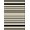 Black Cream, Pattern 6, variant on ODIKA 8'x10' Washable Area Rug Non-Shedding, Easy Care, Modern Farmhouse With Bold Pinstripe And Banded Border Striped Flowing Dynamic for King Size Bedroom Under Bed, Master Suite