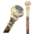 thumbnail image 4 of NAUTICALMARTUS Handmade Walking Stick Brass Handle, Premium Wooden Walkings Stick Shiny Finish Durable and Decorative Cane, Walking Cane, 4 of 4