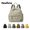 khaki, variant on Nylon Mini Backpack for Women, 3 Ways to Wear Backpack/Shoulder Bag/Handbag, Water Resistant Lightweight Casual Daypack, Anti-Theft Small Travel Purse for Daily Commute Shopping Outings