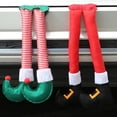 thumbnail image 4 of Bearachild Adorno navideño para coche, decoración de Papá Noel, colgante de franela para Exterior de coche, accesorio decorativo para automóvil Kits de decoración para fiestas Rojo Bearachild HA069818-02B, 4 of 6