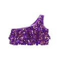 thumbnail image 3 of DPOIS Kids Girls Sleeveless Vest Dance Tank Tops Purple 12, 3 of 5
