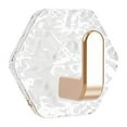 thumbnail image 2 of Ctnporpo Water Hexagonal Self Adhesive Hooks No Drill Bathroom Kitchen Wall Hooks Heavy Duty Adhesive for Towels Keys & Home Decor Bath Towels Bath Mats, 2 of 9
