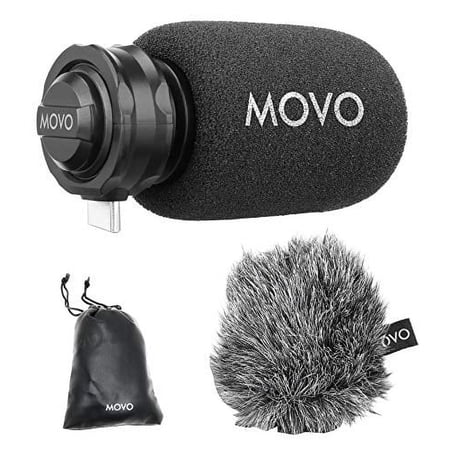 UPC: 0817711021534 | Movo Tpm100 Directional Stereo Cardioid Microphone With Usb Type-c Connector Compatible With Ipad Pro  Samsung Galaxy  Lg  Htc Google Pixel  Google Nexus  Other Usb-c Type Smartphones