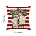thumbnail image 5 of Under $5 Christmas Throw Pillow Covers 18x18" Christmas Printed Pillow Cover Series Home Sofa Decoration Cushion Cover Bedroom Pillow Cover for Holiday Party Supplies, 5 of 7