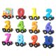thumbnail image 1 of Wooden Train Set Magnetic Learning Toy for Toddlers with Numbers, Gift for Ages 13, 1 of 5