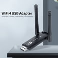 thumbnail image 4 of Amdohai Wireless-N 2.4G USB Adapter 300Mbps Transmitting Rate WiFi 4 USB Adapter with Dual Antennas Black, 4 of 7