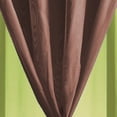 thumbnail image 3 of Evideco French Home Goods Robin Green Robin Grommet Sheer Curtain Panel Pairs Curtains, 55 in x 55 in (2 Panels), 3 of 6