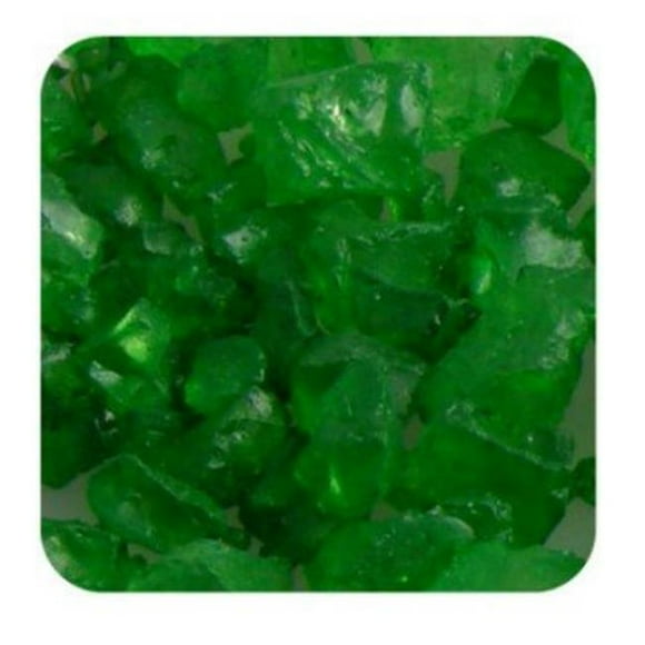 Sandtastik Ice10Lbgrn Sandtastik Ice Real Glass Gems Table Scatters & Vase Filler Green - 10 Lb