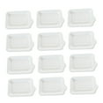 thumbnail image 4 of HAMPPLIES White Rectangular Paper Plates for Picnic and Bbq 50Pcs 6x4in, 4 of 8