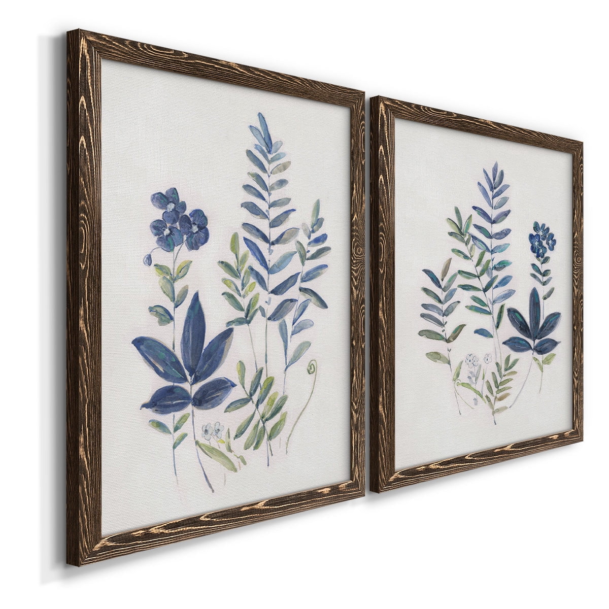 Fern Study I - Premium Framed Canvas 2 Piece Set - Ready to Hang